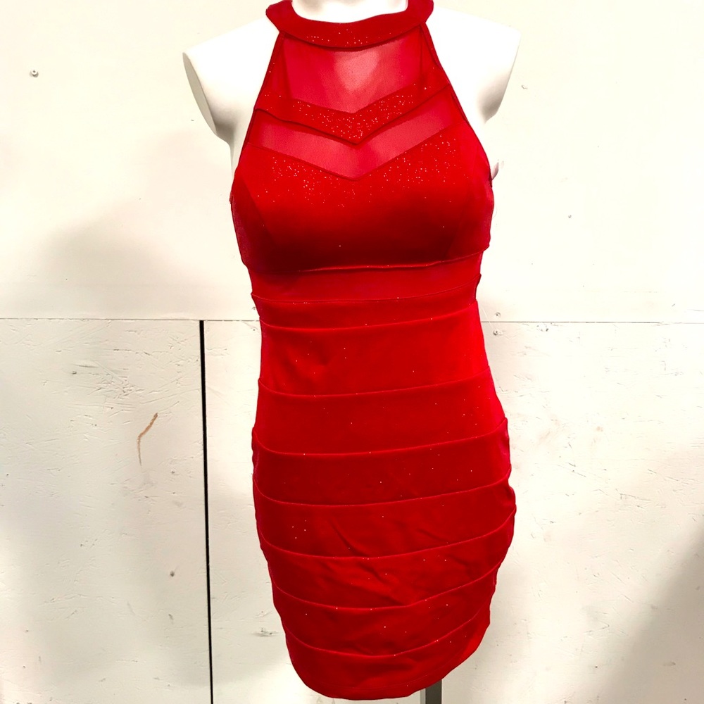 Love, Nickie Lew Illusion Body-Con Dress